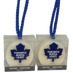Toronto Maple Leafs2 pack of Bath Soap on a Rope